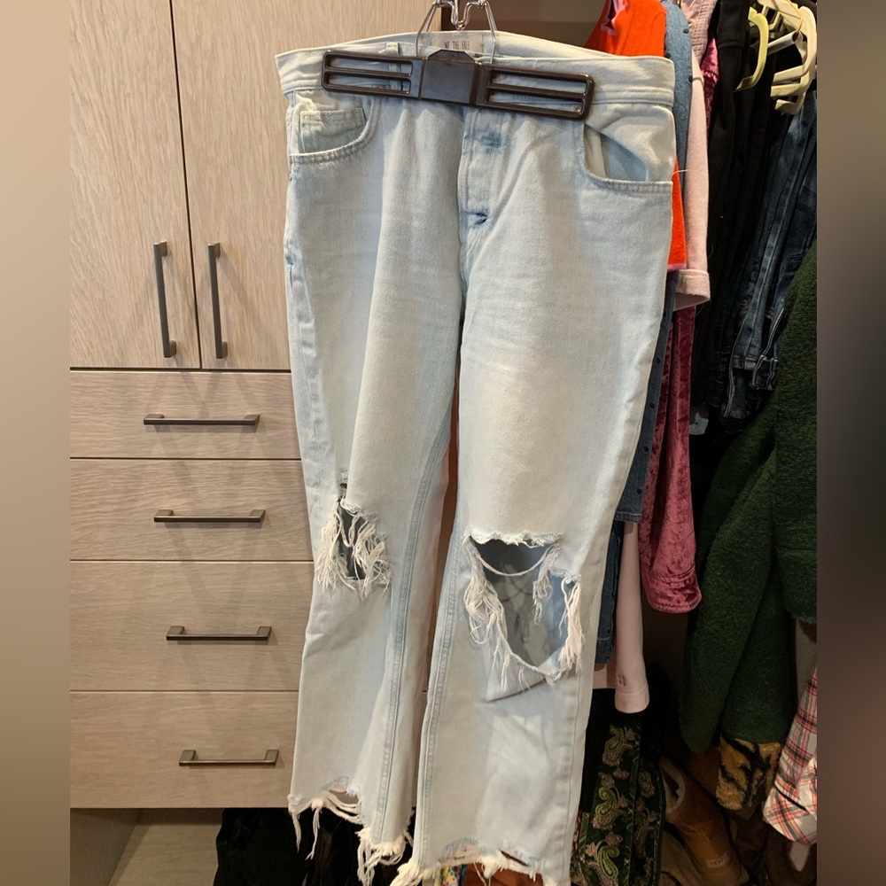 Free People Light Wash Jeans